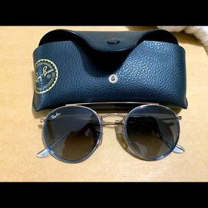 Aviator sun glasses. Model - Round Double Bridge